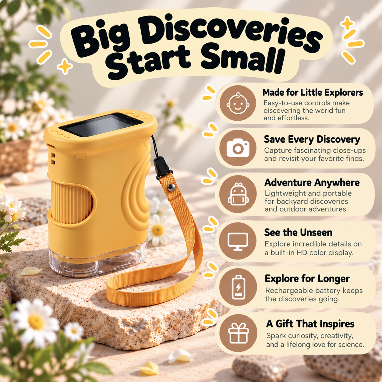 DiscoveryGrove™ Mini Explorer 4K Microscope